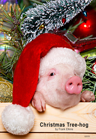 NEW! "Christmas Tree-hog"